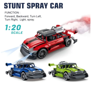 Speed Racing Spray Stunt Car Remote Control Light Smoke Spray