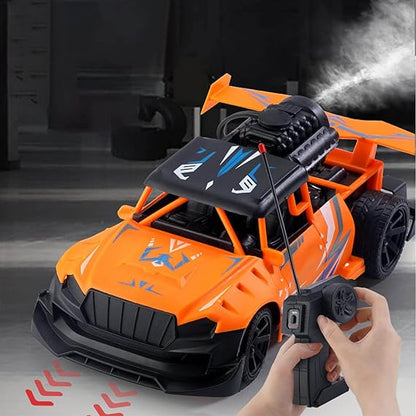 Speed Racing Spray Stunt Car Remote Control Light Smoke Spray