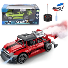 Speed Racing Spray Stunt Car Remote Control Light Smoke Spray